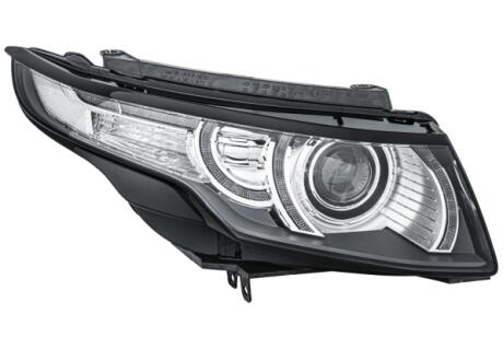 LANDROVER Фара основная Bi-Xenon с мотором,с лампами D3S PSY24W с дневн.светом прав.Range Rover Evogue 11- HELLA 1EL 354 806021