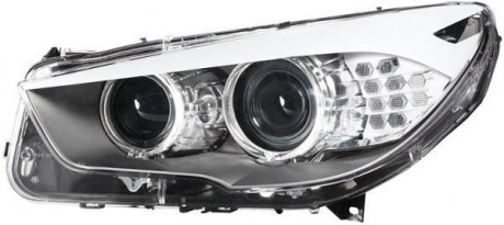 BMW Фара основная Bi-Xenon с мотором,без газоразр.лампы,без предвкл.прибора,D1S/H7 PY24W с дневн.светом лів.5 Gran Turismo F07 09- HELLA 1ZS 010 130-611 (фото 1)