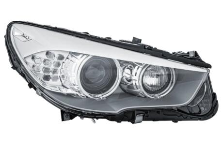 BMW Фара основная Bi-Xenon с мотором,без газоразр.лампы,без предвкл.прибора,D1S/H7 PY24W с дневн.светом прав.5 Gran Turismo F07 09- HELLA 1ZS 010 130621