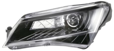 Фара основна, лів, Би Ксенон, светодиод, адаптив, SKODA SUPERB (3V3), 03/15 - HELLA 1ZS 011 939411