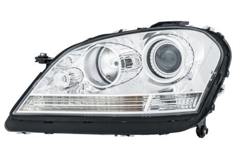DB Фара основная Bi-Xenon с мотором,с лампами,с предвк.аппаратом D2S/H7 PY21W W5W WY5W лев.ML W164 07- HELLA 1ZS 263 036411