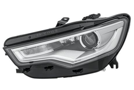 AUDI Фара основна Bi-Xenon з мотором,без предвк.прибора,без газоразр.лампи, D3S/H7 PSY24W след.за поворот,денне.світлом лів. A6 10- HELLA 1ZT 011 150311