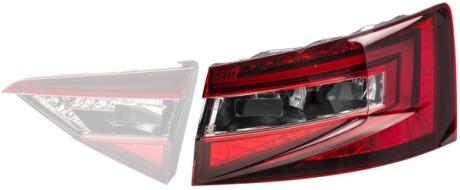 SKODA Задній ліхтар лівий LED SUPERB III Універсал (3V5) 15- HELLA 2SK 354 832071