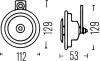 Звуковой сигнал 12V 400 Hz 72W HELLA 3BA 002 768551 (фото 2)