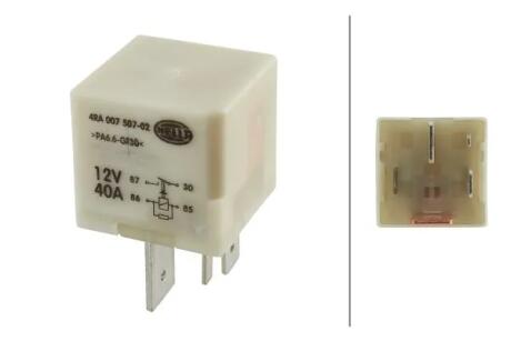Реле свечей накаливания VW 1,9TD 92- HELLA 4RA 007 507021