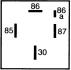 Реле паливного насосу Audi A4/A6/VW Caddy/Transporter/Golf/Polo/Passat 1.0-2.5 91-05 HELLA 4RA 007 507071 (фото 2)