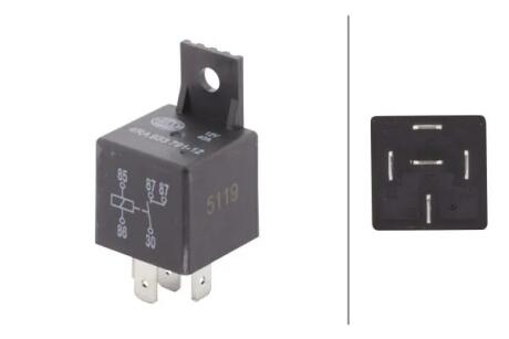 Фото реле многофункциональное 12V 40A 5pin HELLA 4RA 933 791121 Реле многофункциональное 12V 40A 5pin HELLA 4RA 933 791121