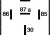 Реле 12 В, 30A/40A, 5 -пол., від -40 °C, до 125 °C HELLA 4RD 933 332-361 (фото 3)