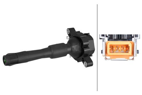 BMW котушка запалювання 320-850, M3, X5, Z3 94- HELLA 5DA 358 101521