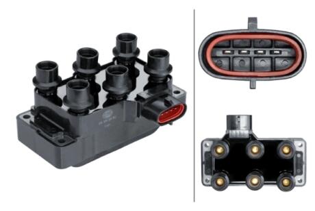 FORD Котушка запалювання EXPLORER 4,0 V6 HELLA 5DA 358 168301