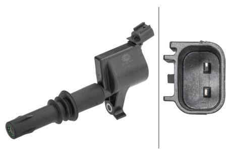 FORD USA Котушка запалювання MUSTANG 4.6 04-, EXPLORER 4.6 06-, EXPEDITION 5.4 02- HELLA 5DA 358 168561
