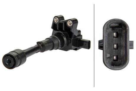 FORD Котушка запалювання B-Max, C-Max II, Fiesta, Focus III, Mondeo V, Transit Connect 1.0 EcoBoost 12- HELLA 5DA 358 168621