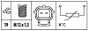 Датчик температуры Ford Escort, Focus, Mondeo 1.6 16V-2.0 1 HELLA 6PT 009 309-561 (фото 2)