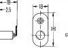 Кнопка-включатель на стойке пер. двери HELLA 6ZF 004 365-031 (фото 2)