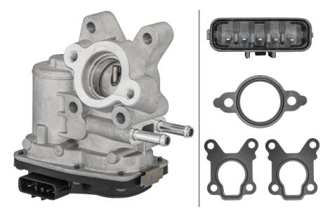 NISSAN клапан повернення ВГ (EGR) Pathfinder III,Navara 2.5dCi 05- HELLA 6NU 014 864661