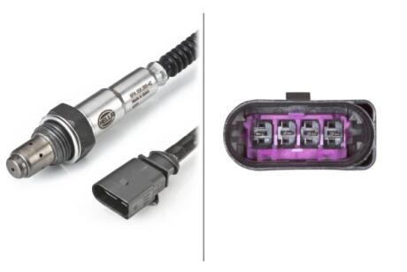 AUDI Лямбда-зонд (4 -пол.) A1 11-, A3 03-, A4, A5, A6, SKODA, PORSCHE, VW HELLA 6PA 358 066421