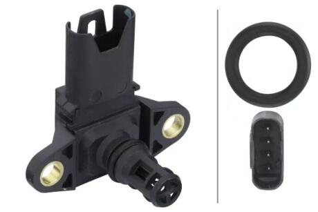 Датчик давления надува E90/E91/E92/F07/F11/F01-04/E70/E71/E72 3.0-6.0 05- HELLA 6PP009400051