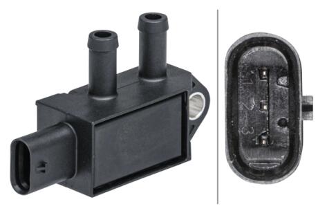 VW датчик тиску вихлопних газів 1,6-2,0TDI 13- HELLA 6PP 009 403221