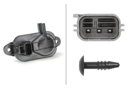 FORD Датчик тиску ВГ C-Max,Focus II,Galaxy,Kuga i,Mondeo IV,Jaguar,Landrover Freelander,Mazda 3/5,Volvo HELLA 6PP 009 409271