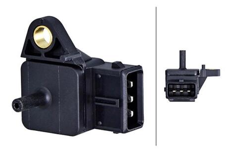 BMW датчик тиску надуву E39/E38 2.5tds, OPEL Omega B 2.5TD HELLA 6PP 358 152681