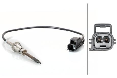 VOLVO Датчик температури відпрацьованих газів S80, V70, XC60 HELLA 6PT 014 495011