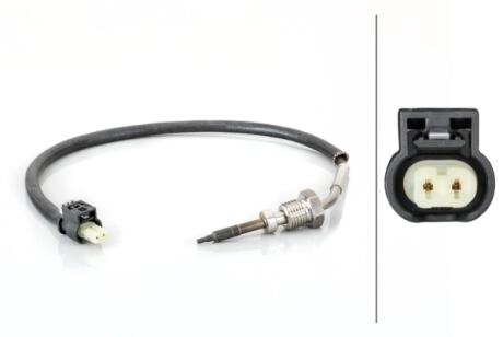 Датчик температуры выпускных газов MB E (W212,S212)/Sprinter 09-/Vito (W447) 14- HELLA 6PT 014 495031 (фото 1)