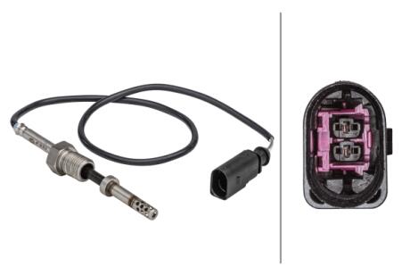 VW датчик температури ВГ T5 1,9TDI, Crafter 2,5TDI HELLA 6PT 358 181291