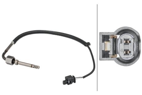 DB датчик температури вихлопних газів W204, W205, S204, S205, X164 HELLA 6PT 358 181441