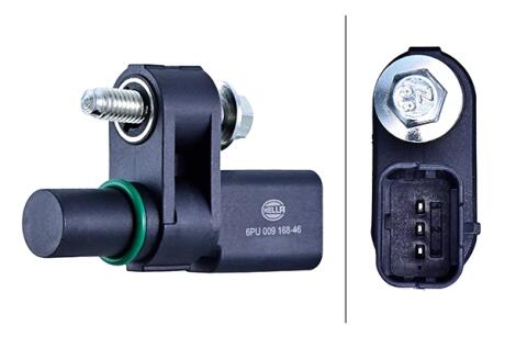 CITROEN датчик імпульсів C3 II 1.2 THP 110 14-, C4 II 1.2 THP 130 14-, PEUGEOT 208 I 1.2 THP 110 13-, DS HELLA 6PU 009 168461