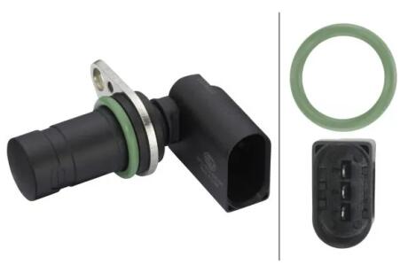 Датчик коленвала E36/E46/E39/E60/E38/E65/E66/E67/E83 1.6-3.0 92-10 HELLA 6PU012680011