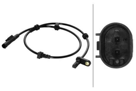 DB Датчик ABS передн.W211 4-matic 03- HELLA 6PU 012 806021