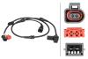 VW датчик ABS передн. Passat, Audi A4/6 94-, LT28-46 2.3 HELLA 6PU 012 806841 (фото 1)