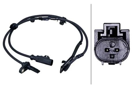 TOYOTA Датчик ABS передній правий Avensis 09-. HELLA 6PU 358 218021
