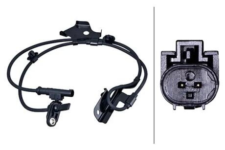 TOYOTA Датчик ABS передній лівий Avensis 09-. HELLA 6PU 358 218171