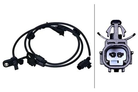 TOYOTA Датчик ABS передн. прав. VERSO S 1.33, 1.4 10-, YARIS 1.0, 1.3, 1.5 10-, SUBARU HELLA 6PU 358 218211