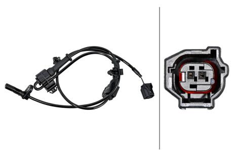 MAZDA Датчик ABS передн. 3 1.5, 2.0, 2.2 13- HELLA 6PU 358 219381