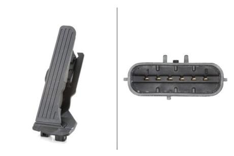 AUDI Датчик положення педалі ходу A3, SEAT, SKODA, VW HELLA 6PV 011 040701