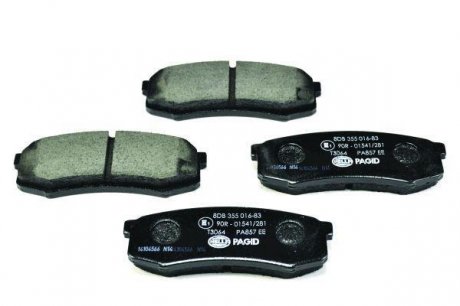 TOYOTA Тормозные колодки задн. Land Cruiser J7,80/90,Prado,FJ Cruiser,Mitsubishi Pajero IV HELLA 8DB 355 016-831