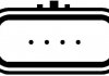 Витратомір повітря (6 конт.) FOCUS II/MONDEO IV 1.6Ti 04- HELLA 8ET009142-591 (фото 3)