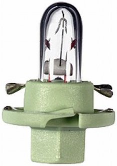 Лампа 12V 2W BX8,4d white-green HELLA 8GS 006 677-121