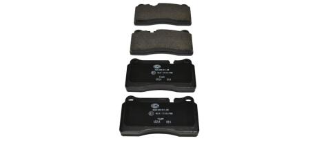 Колодки гальмівні дискові; передня вісь HELLA 8DB 355 011851