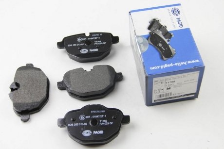 BMW Тормозные колодки задн.5 F10, X3 10- HELLA 8DB 355 013-921