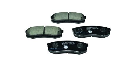 Колодки гальмівні дискові; задня вісь HELLA 8DB 355 016831
