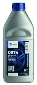 Рідина гальмівна DOT4 1L HELLA 8DF 355 360021