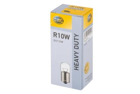 Лампа накаливания, R10W 24V 11W BA 15s HELLA 8GA 002 071251