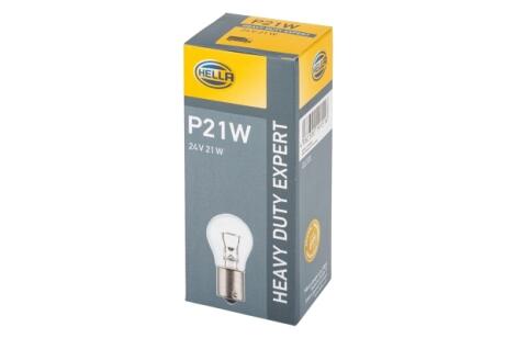 P21W 24V 21W Автолампа HD (Увеличенный ресурс !) HELLA 8GA 002 073251
