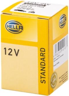 Лампа 12V 2W 8.5d light green HELLA 8GA 007 997221
