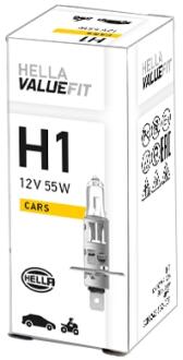 Лампа VALUEFIT H1 12V 55W P14,5s HELLA 8GH 242 632001
