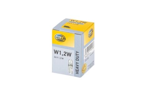 Лампа розжарювання, W1,2W 24V 1,2W W 2 x 4,6d HELLA 8GP 002 095241