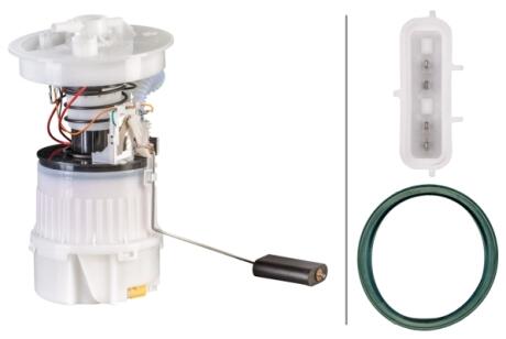 Насос паливний в зборі FORD FOCUS II, з прокладкою HELLA 8TF 358 106081